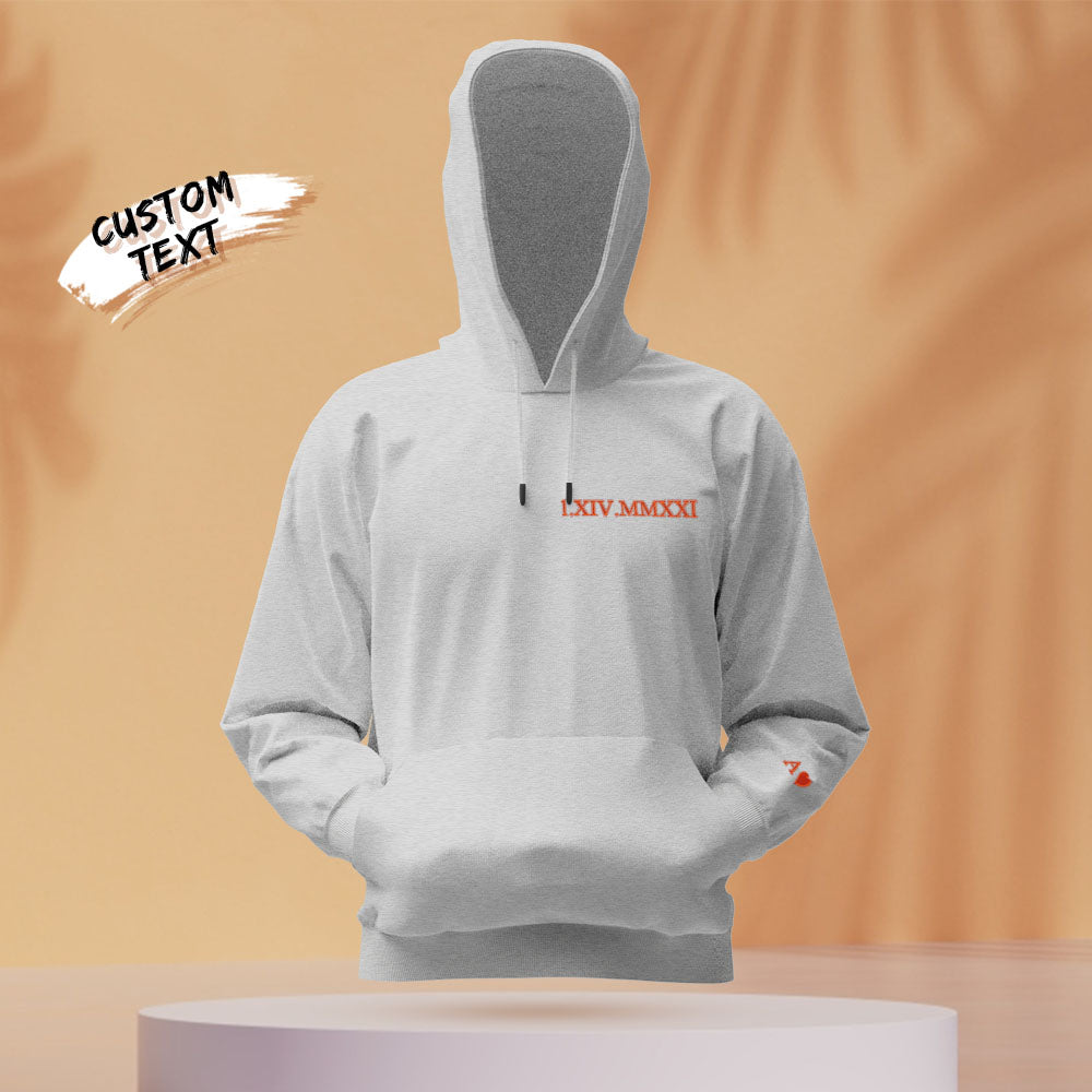 Custom Engraved Embroidered Hoodie