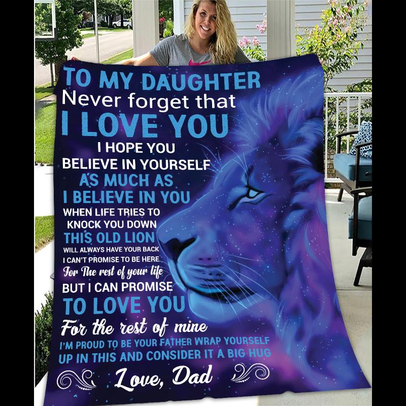 Gift for Daughter-Fleece Blanket 50"x60"