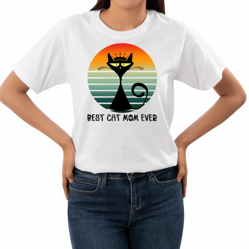 Best Cat Mom Ever- T-Shirt