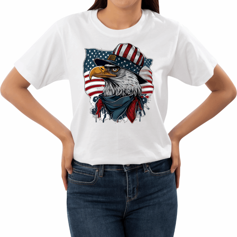 Eagle USA Patriotic Eagle- T-Shirt