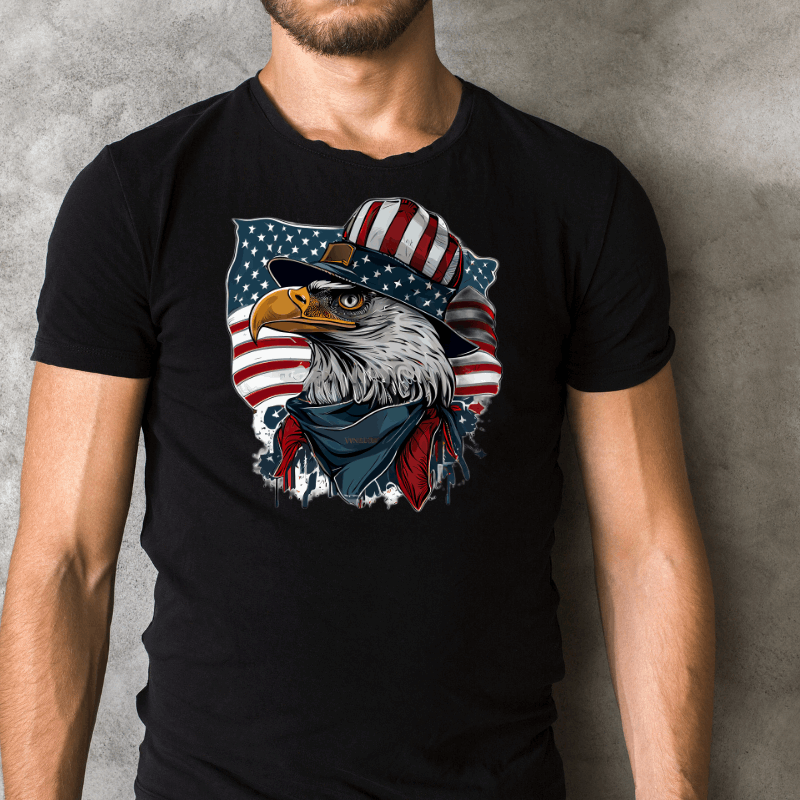 Eagle USA Patriotic Eagle- T-Shirt