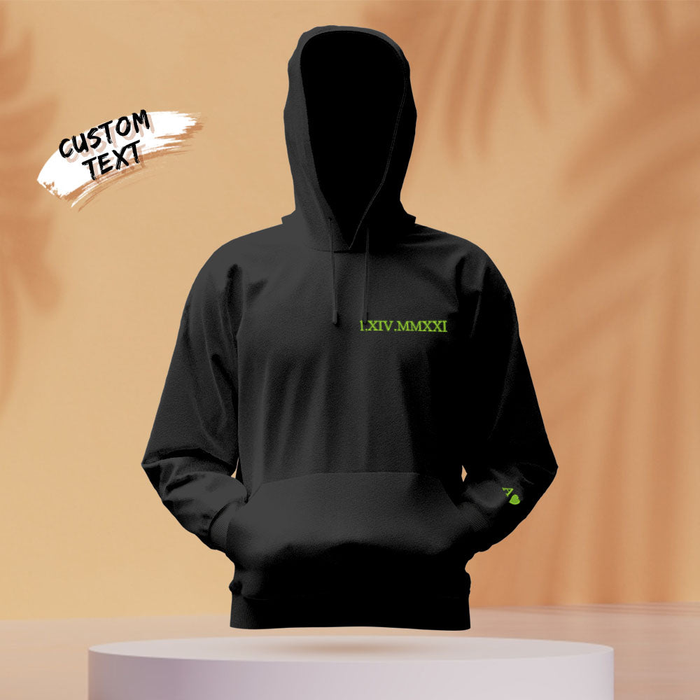 Custom Engraved Embroidered Hoodie
