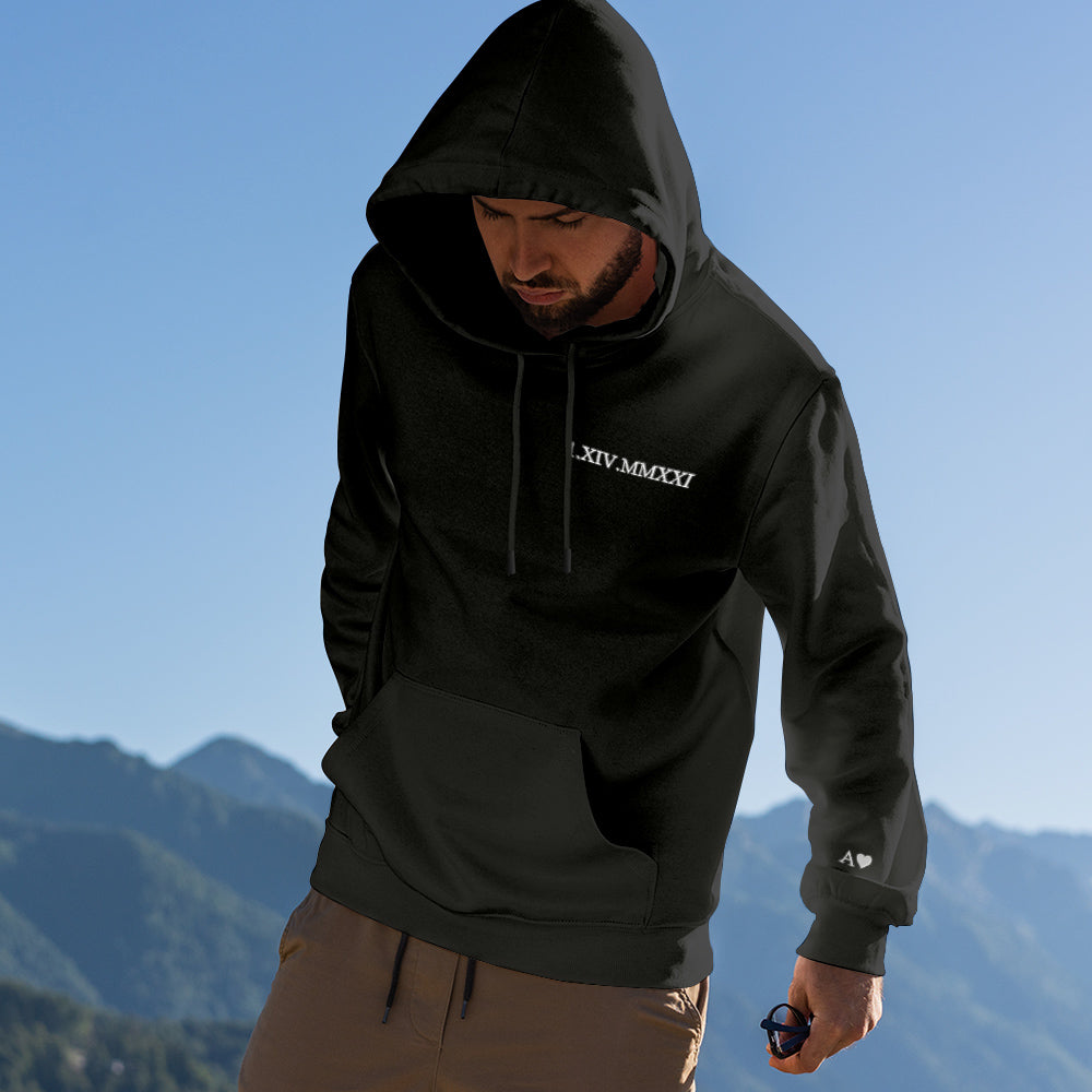 Custom Engraved Embroidered Hoodie