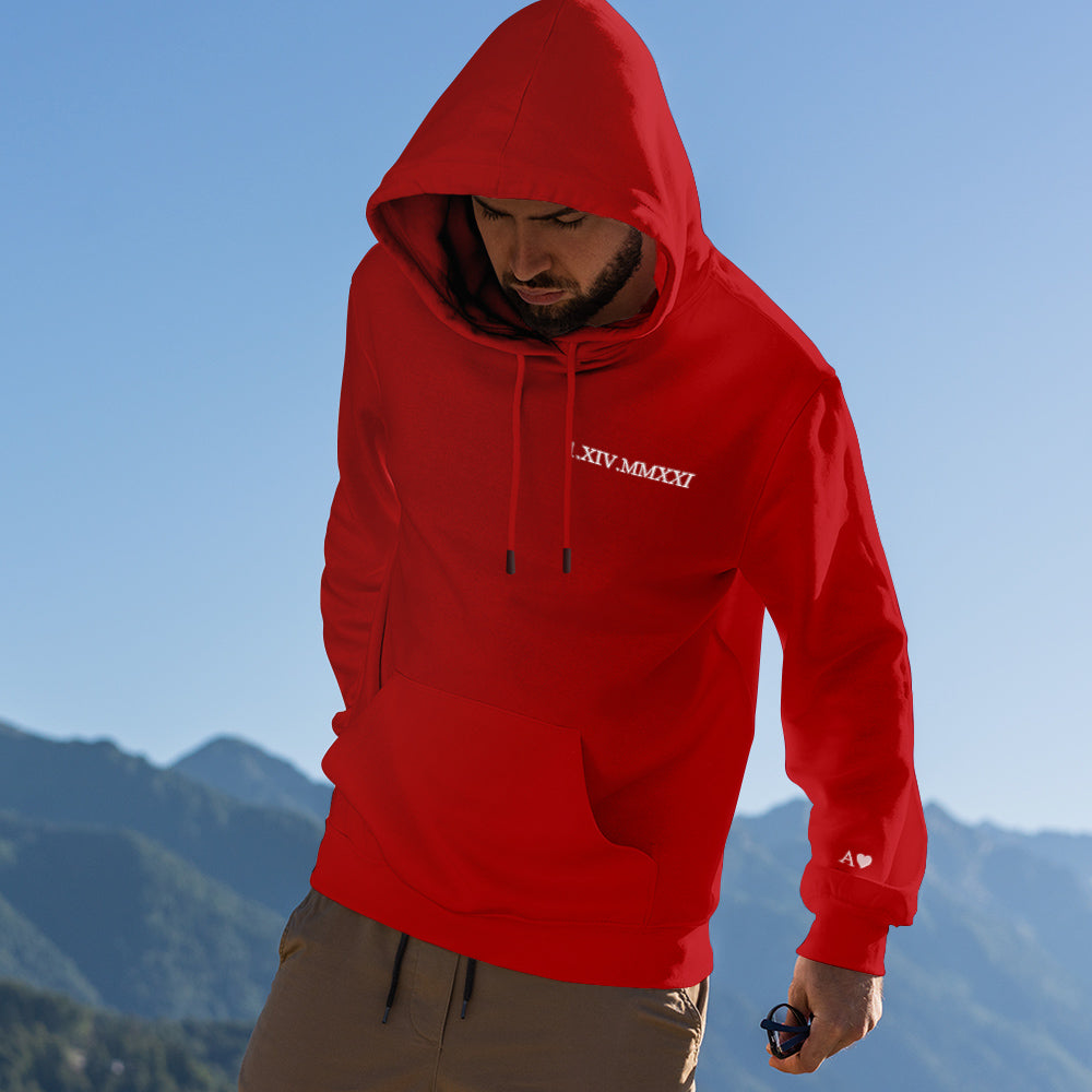 Custom Engraved Embroidered Hoodie