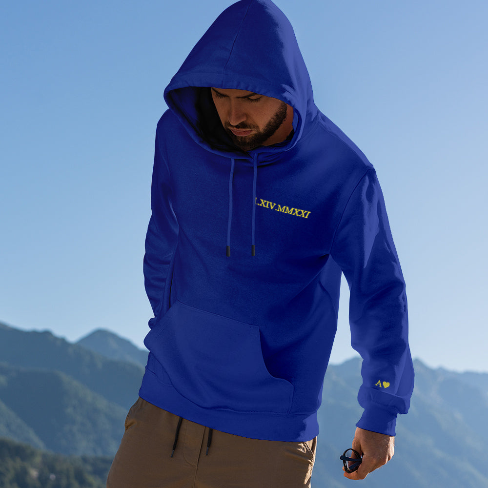 Custom Engraved Embroidered Hoodie