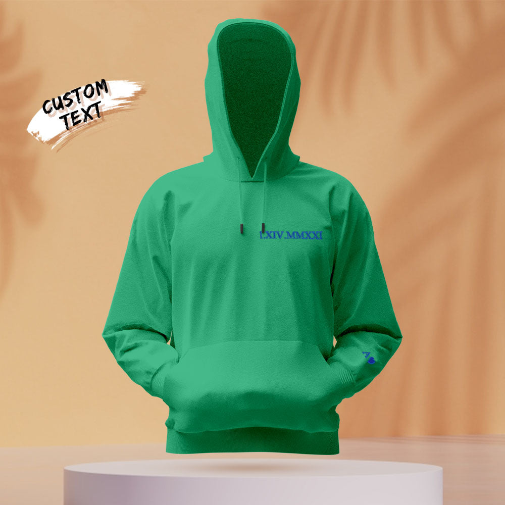 Custom Engraved Embroidered Hoodie