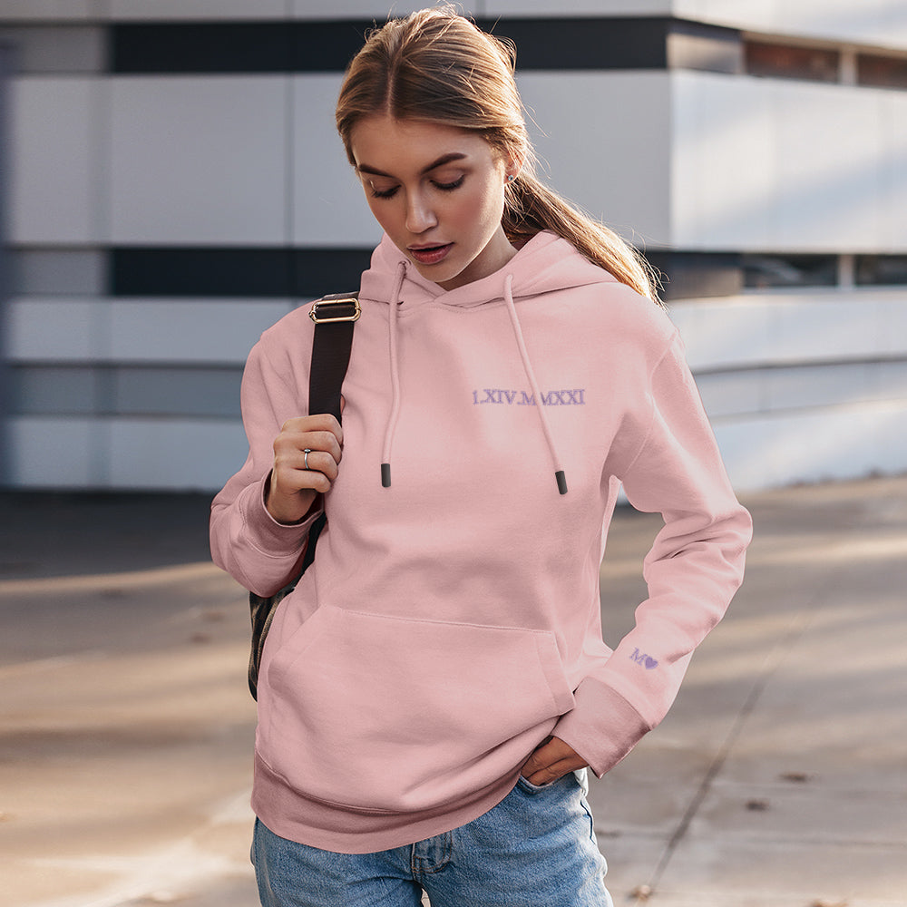 Custom Engraved Embroidered Hoodie