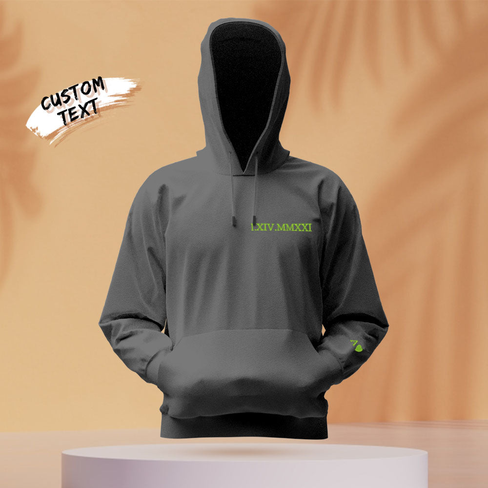 Custom Engraved Embroidered Hoodie