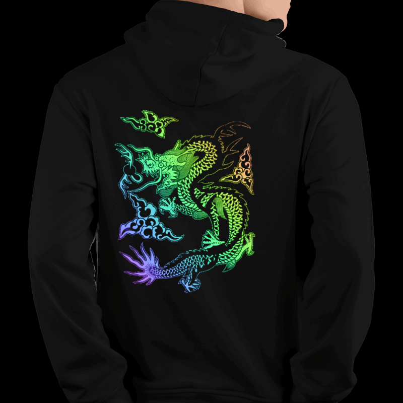 Designer Dragon-Unisex Pullover Hoodie