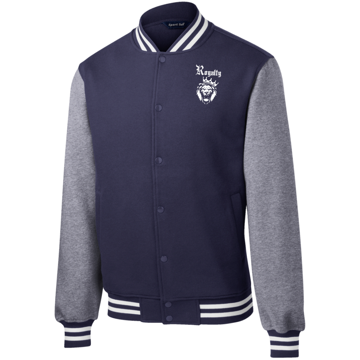 Royalty- Unisex Fleece Letterman Jacket