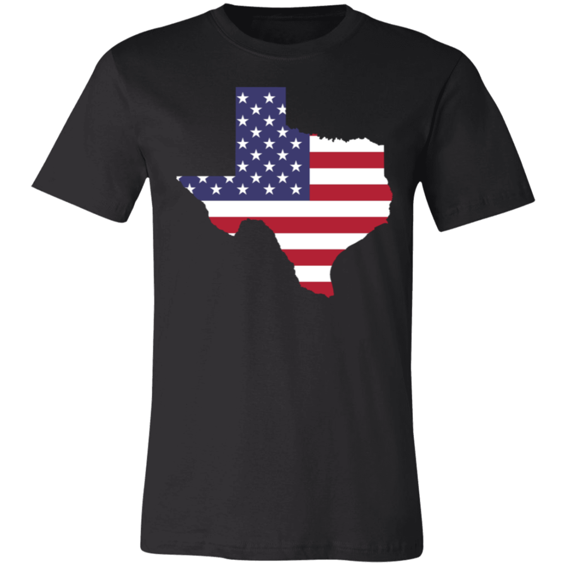 Texas US Flag Stars and Stripes-Unisex T-Shirt