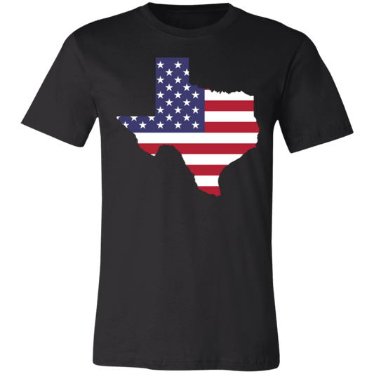 Texas US Flag Stars and Stripes-T-Shirt