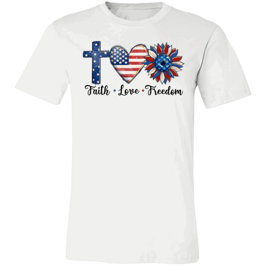 Faith-Love-Freedom- T-Shirt