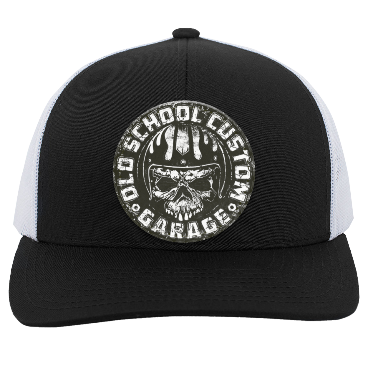 Old Shcool Custom Garage-Trucker Snap Back Cap