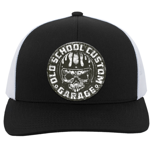 Old Shcool Custom Garage-Trucker Snap Back Cap