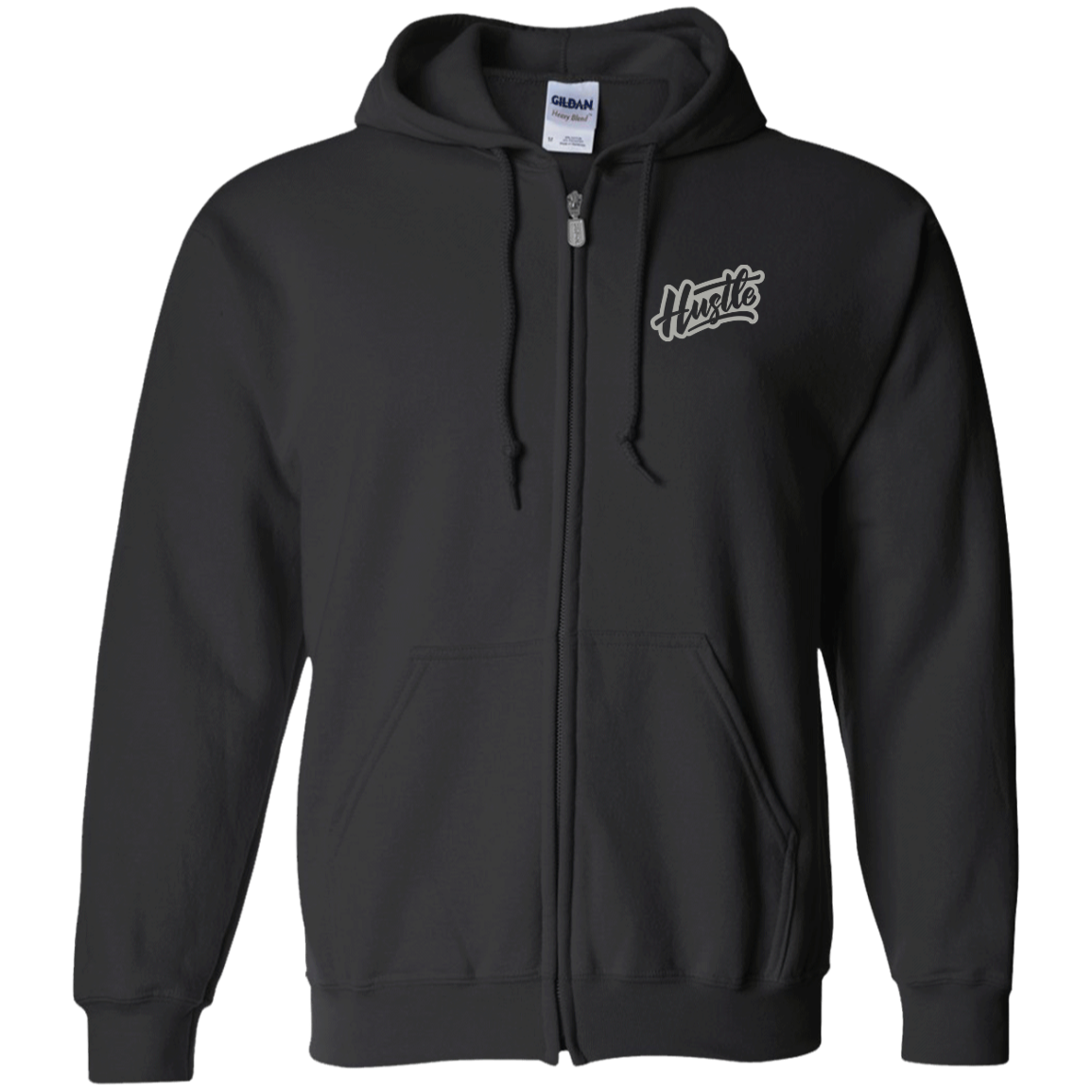 Hustle- Unisex Zip Up Hooded Sweatshirt