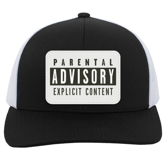 Parental Advisory- Trucker Snap Back Cap