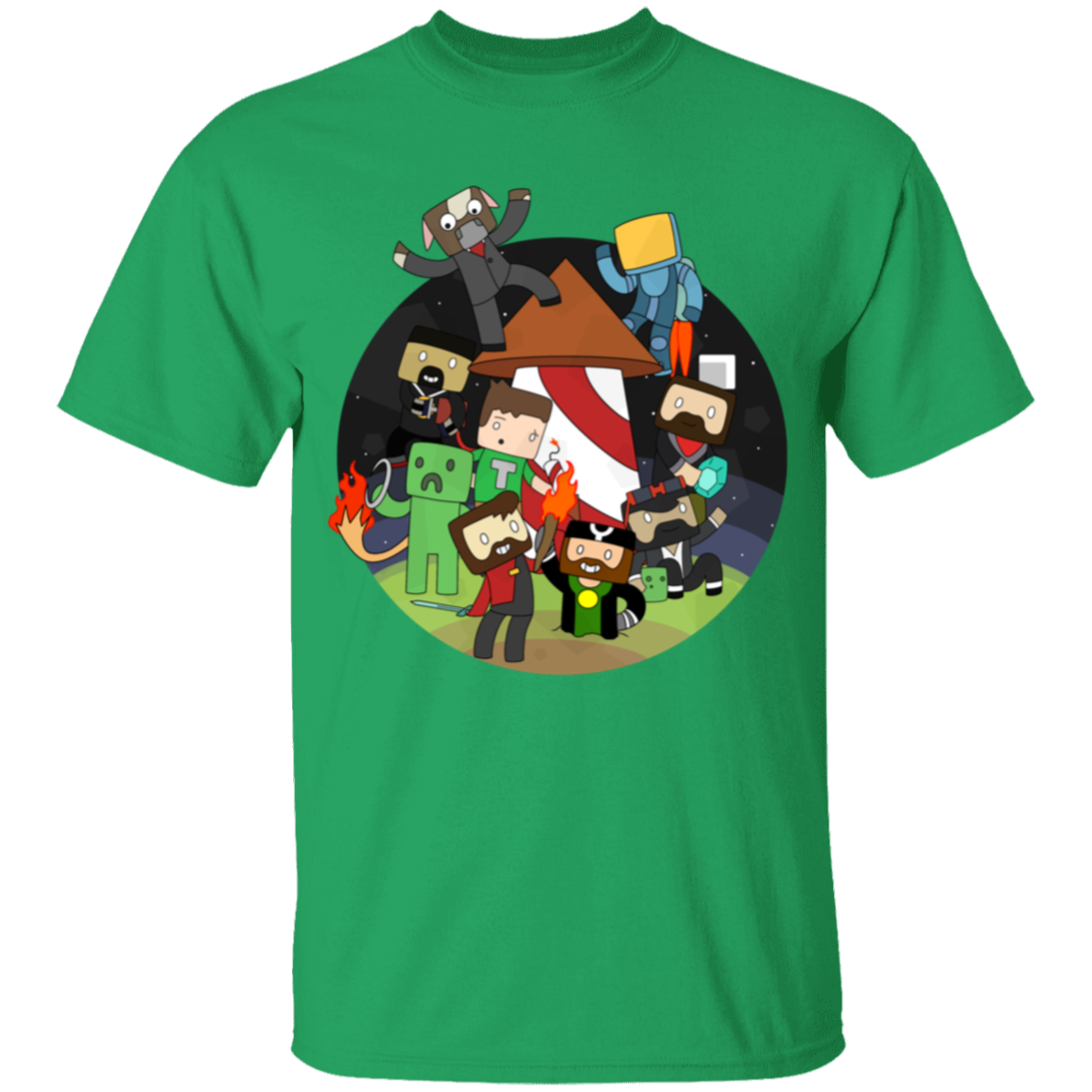 Minecraft Awesome Kids collage T-Shirt