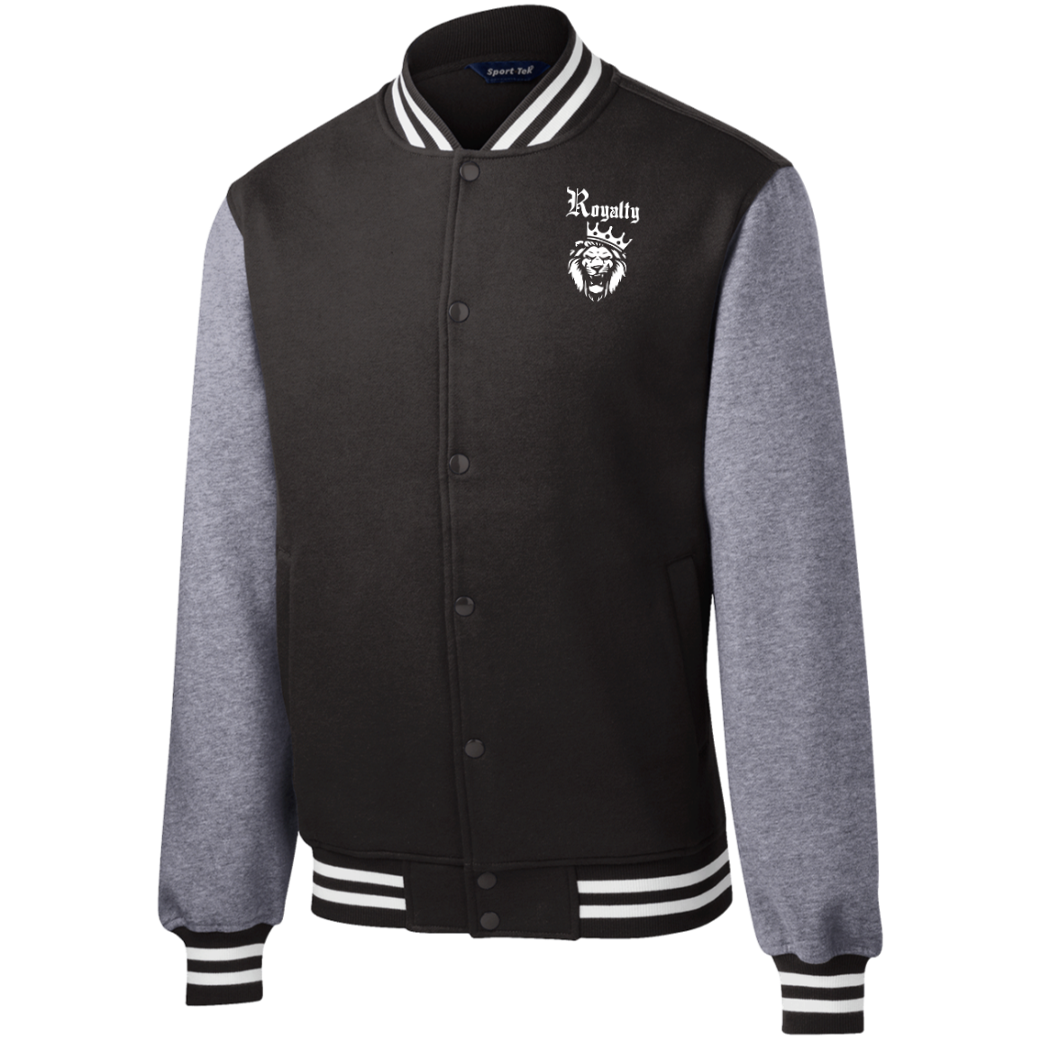 Royalty- Unisex Fleece Letterman Jacket