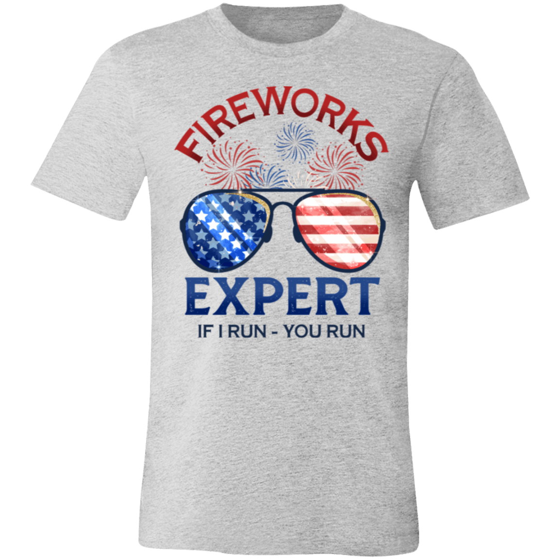 Fireworks Expert Patriotic-T-Shirt