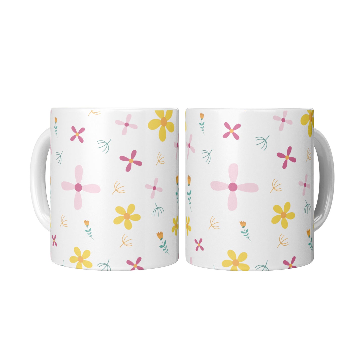 Flowered-Designer Mug