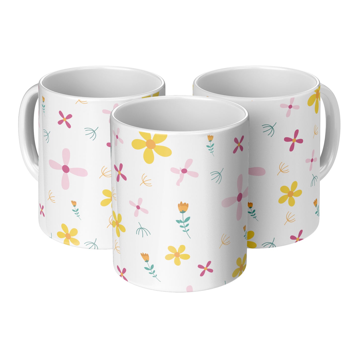 Flowered-Designer Mug