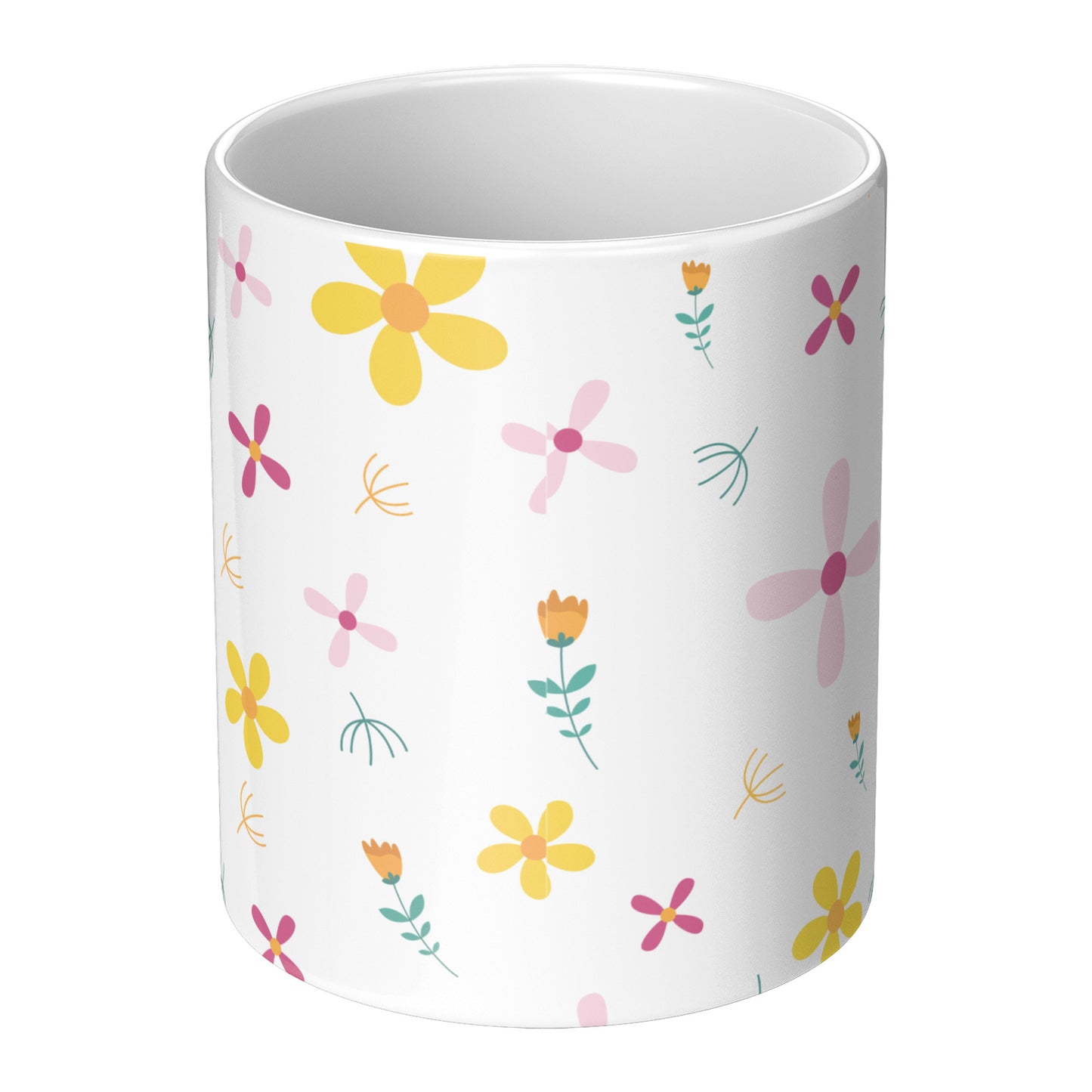 Flowered-Designer Mug