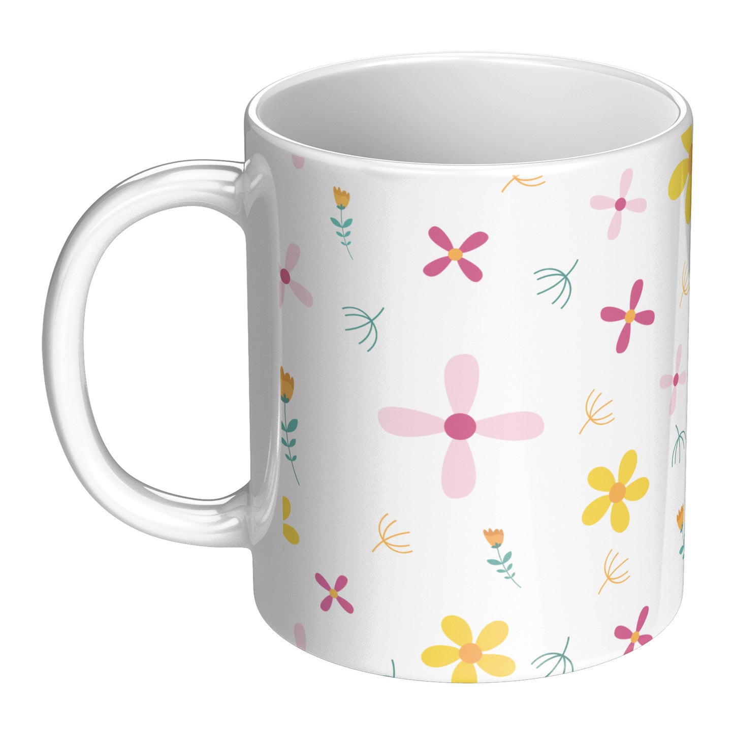 Flowered-Designer Mug