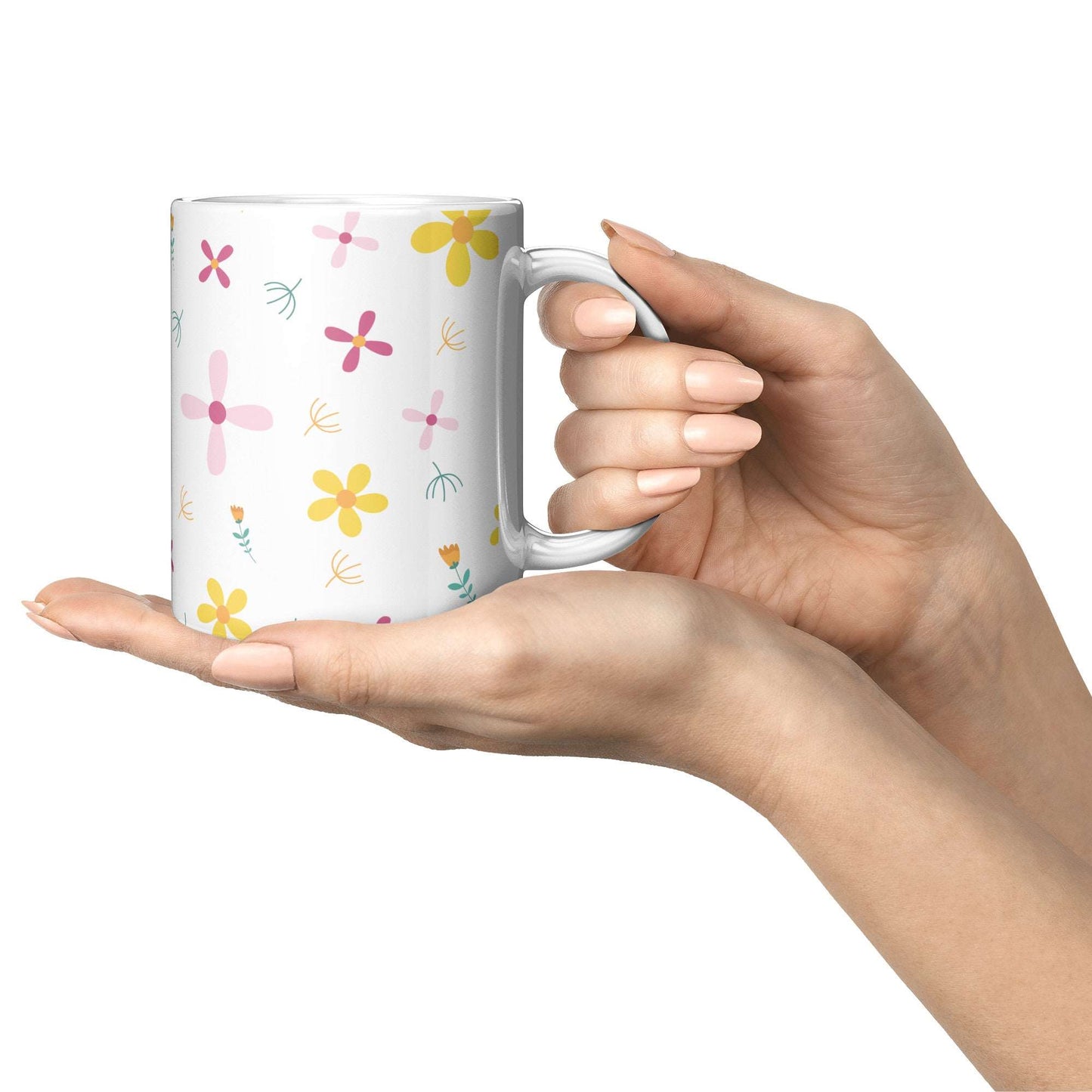 Flowered-Designer Mug