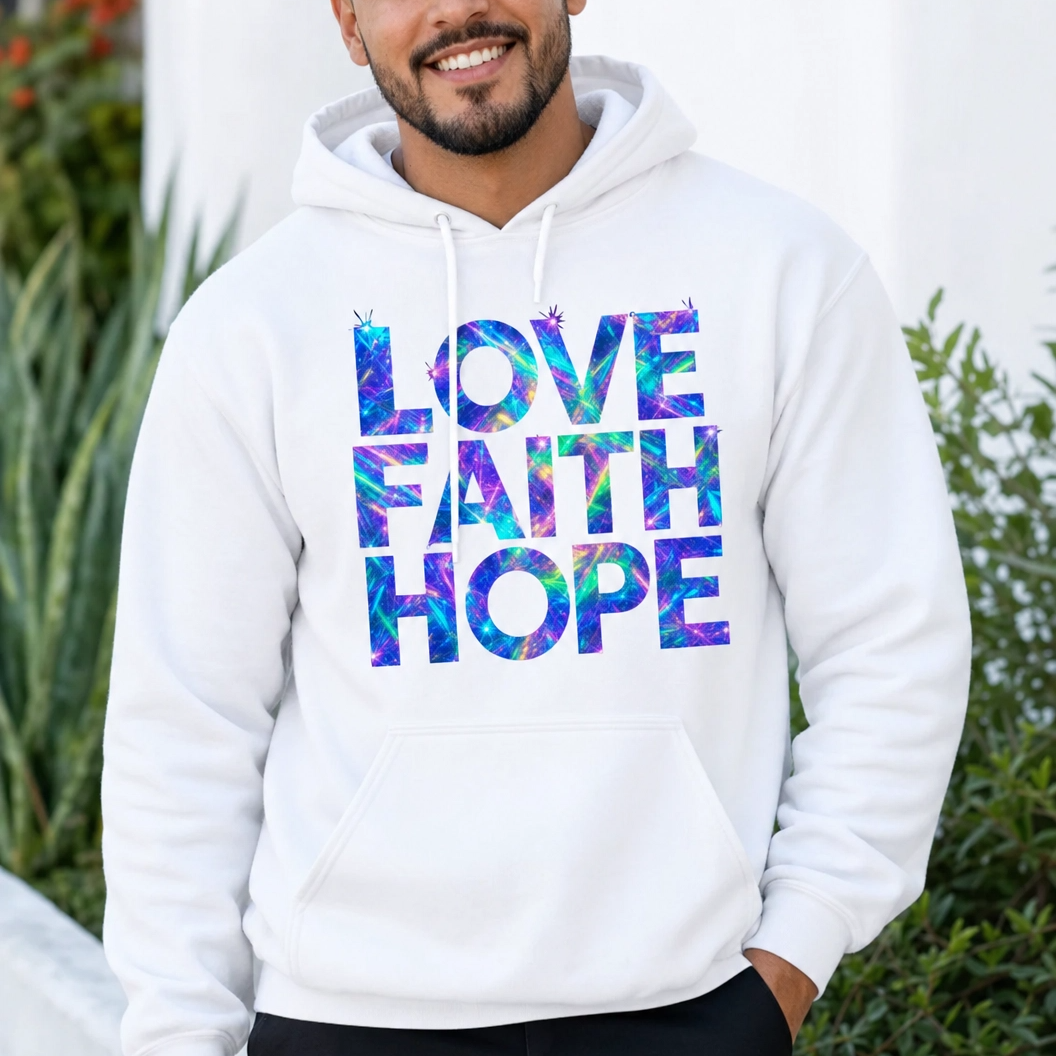 Love Faith Hope- Hoodie