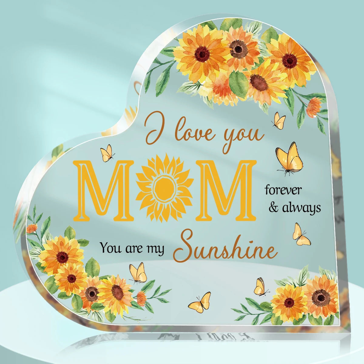 Acrylic Heart Plaque: Mother's Day Gift