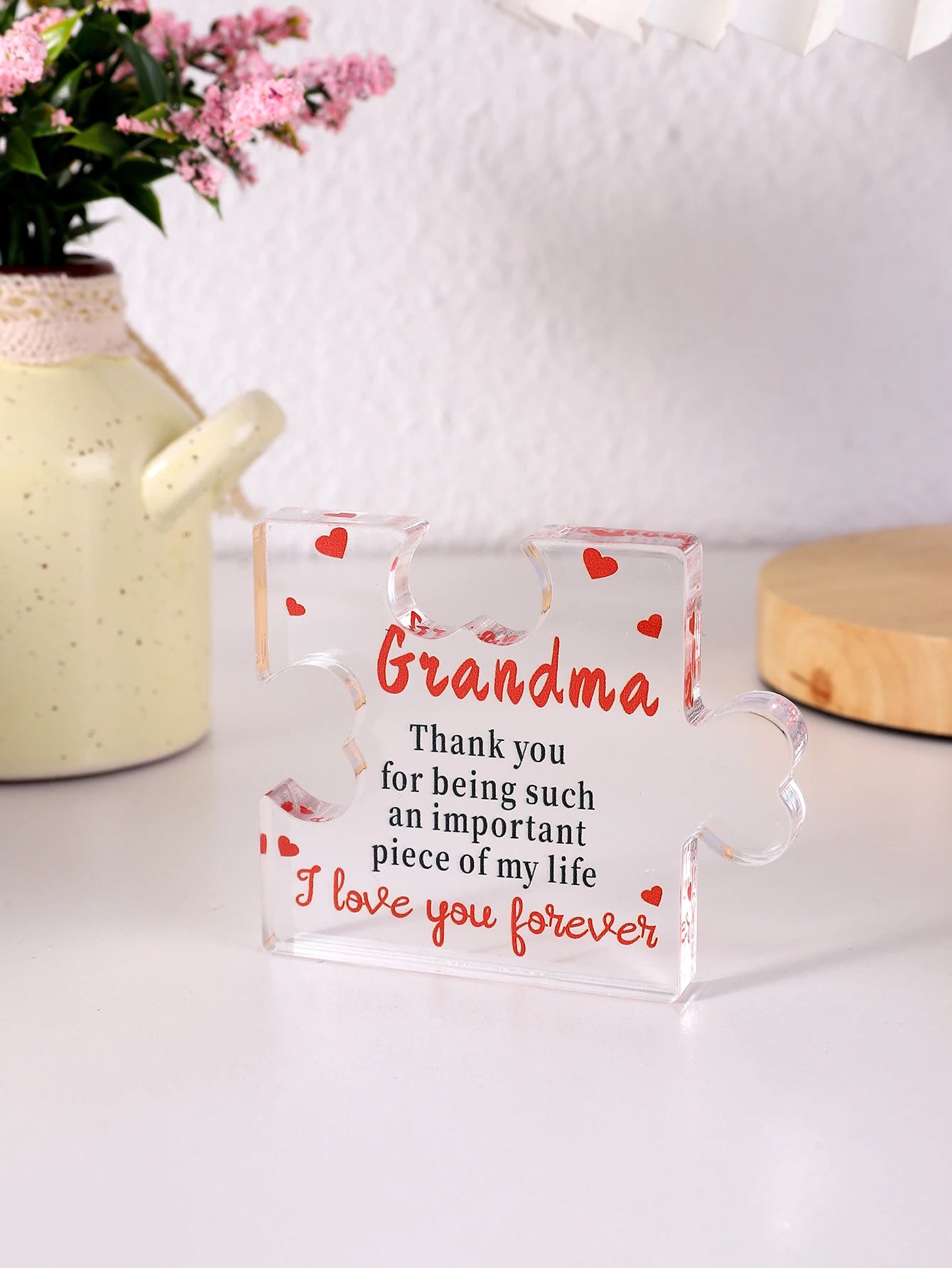 Acrylic Puzzle gift for Grandma