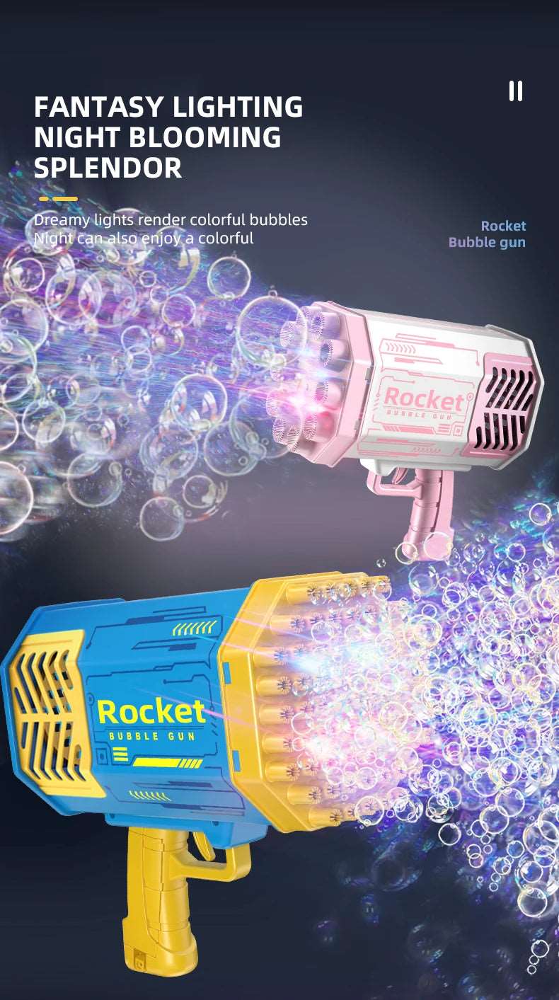 Automatic Rocket Bubble Gun