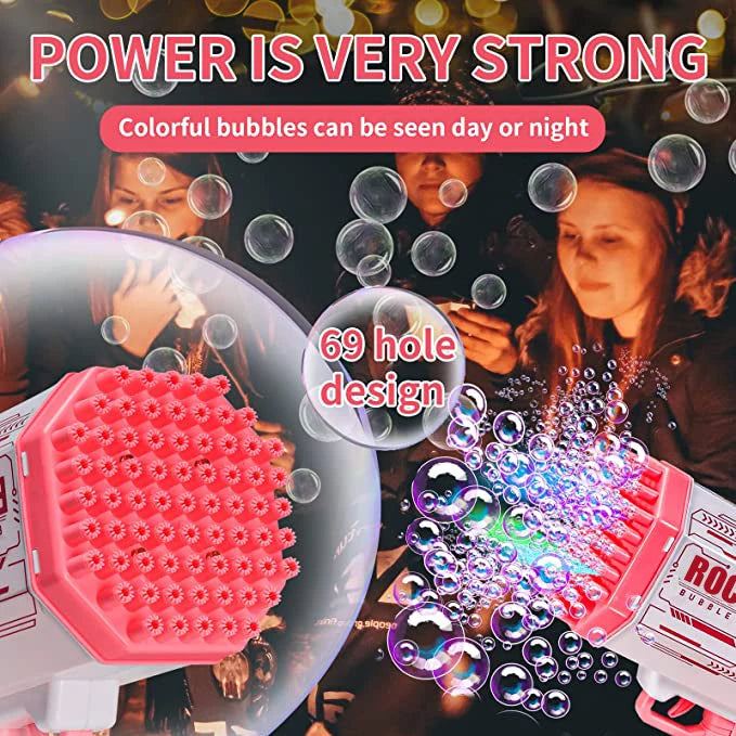 The Amazing Rocket Bubble Gun