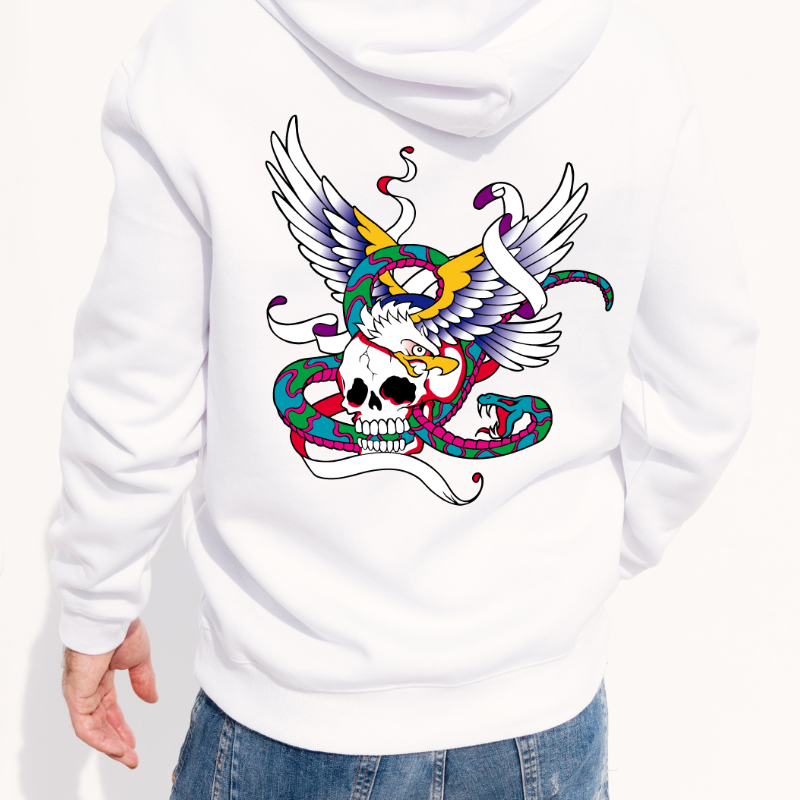 Skull Art- Unisex Pullover Hoodie