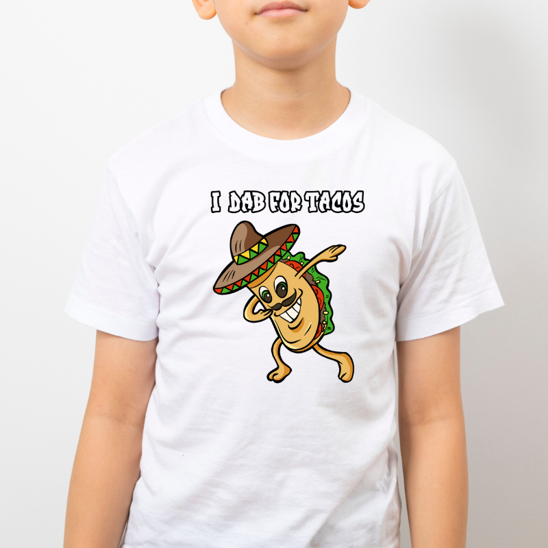 I Dab For Tacos- Unisex Youth T-Shirt