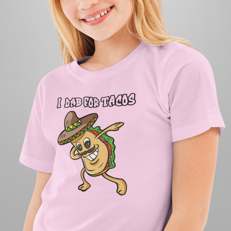 I Dab For Tacos- Unisex Youth T-Shirt