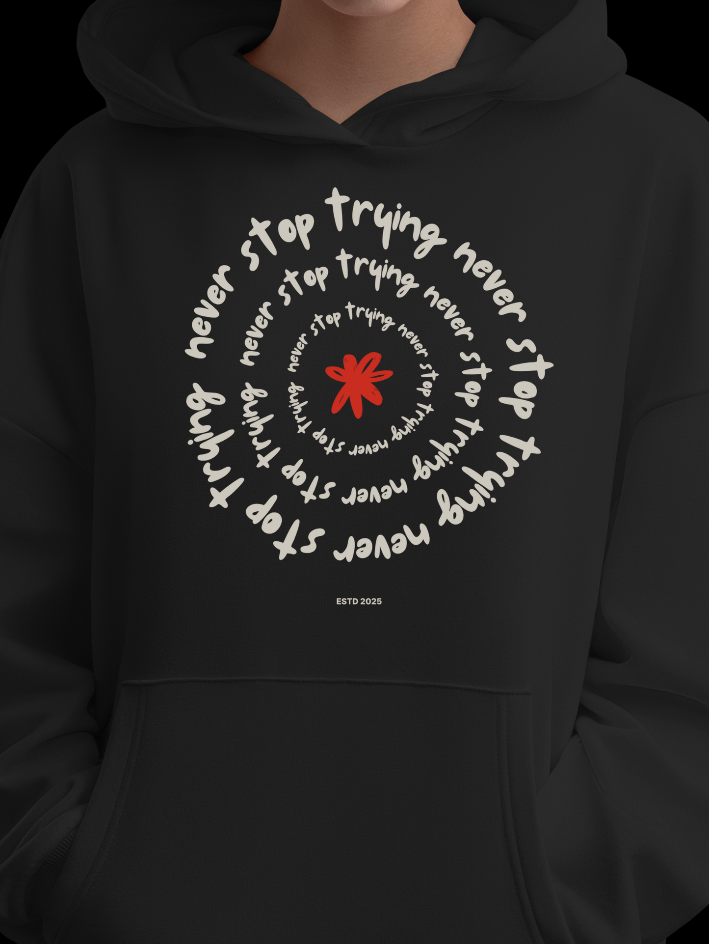 Never Stop Trying- Pullover Hoodie