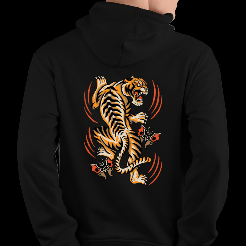 Tiger- Unisex Pullover Hoodie