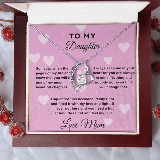 Forever Love Necklace Gift for Daughter