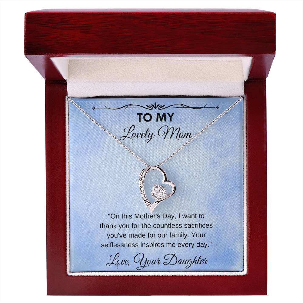 Forever Love Necklace Mothers Day Gift