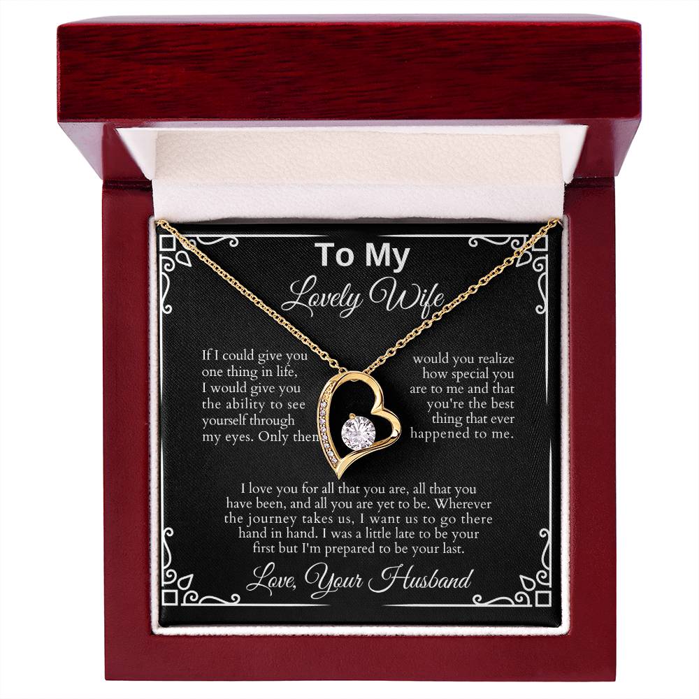 Anniversary Gift for Wife- Forever Love Necklace