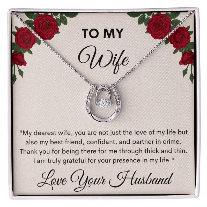 Wife- Lucky In Love Necklace