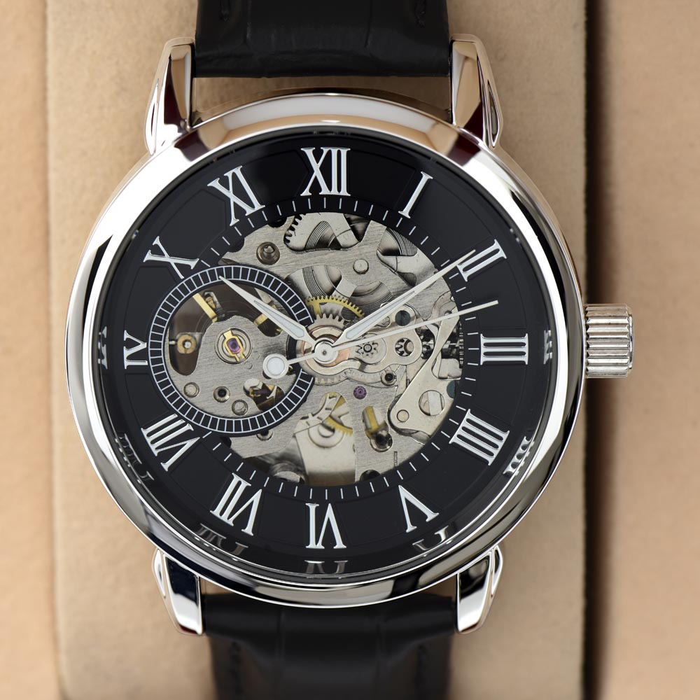 Valentines Day Gift for Men- Openwork Watch