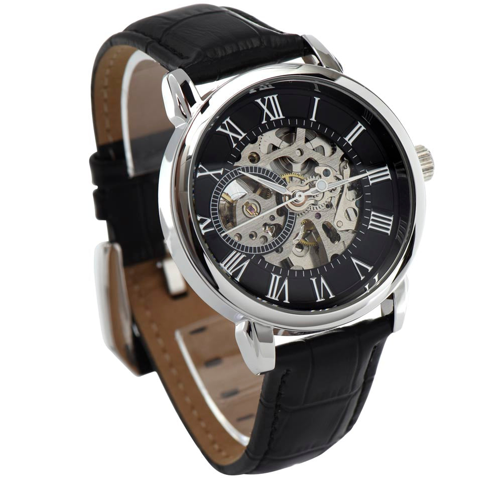 Valentines Day Gift for Man- Openwork Watch