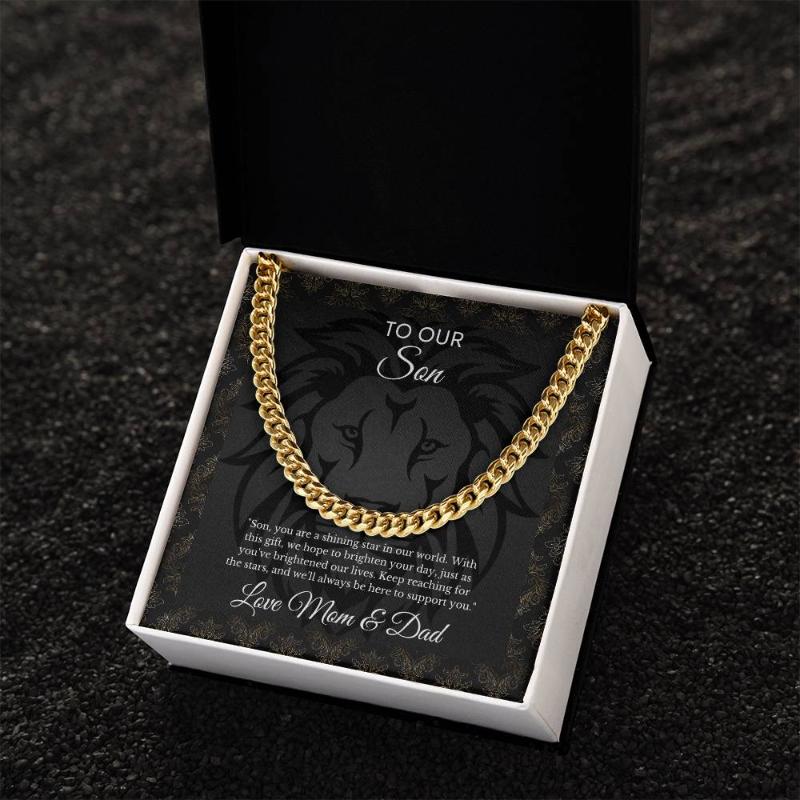 Gift for Son- Cuban Link Chain