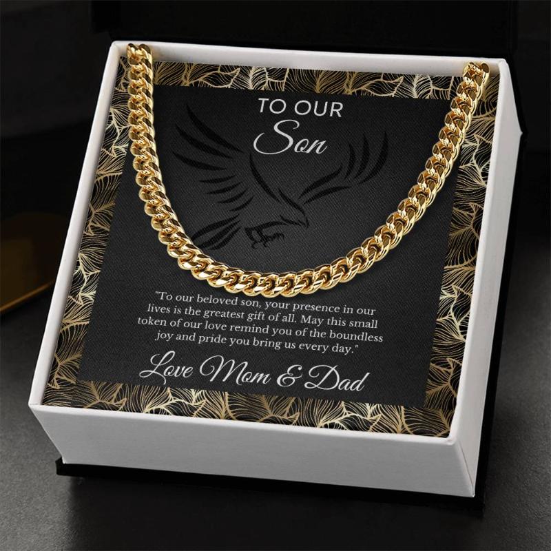 Gift for Son- Cuban Link Chain