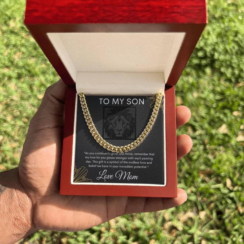 Gift for Son- Cuban Link Chain