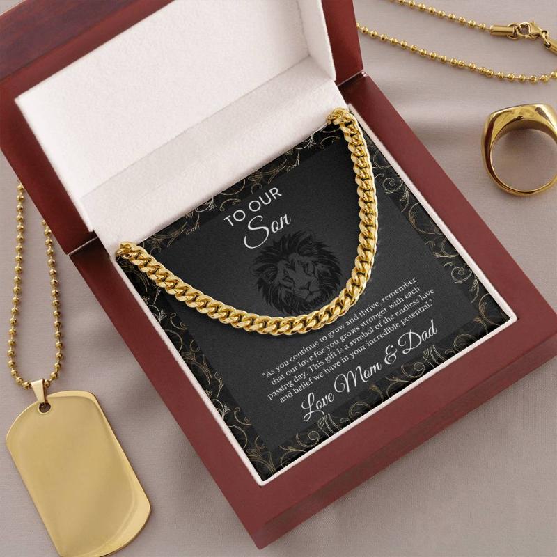 Gift for Son- Cuban Link Chain