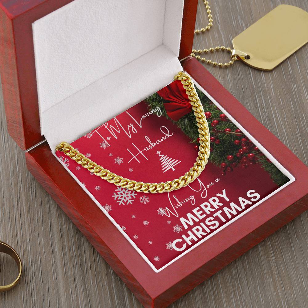 Christmas Gift for Husband- Cuban Link Chain